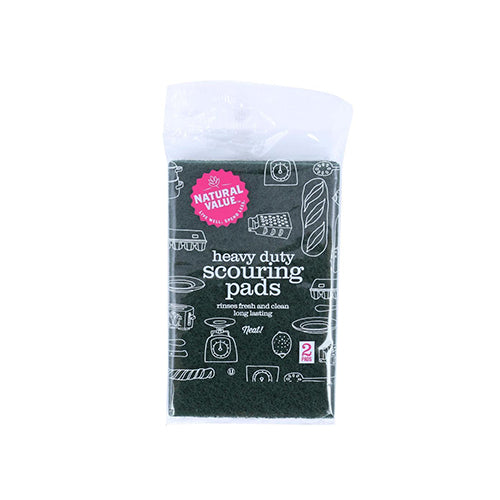 Natural Value Scouring Pads 2ct