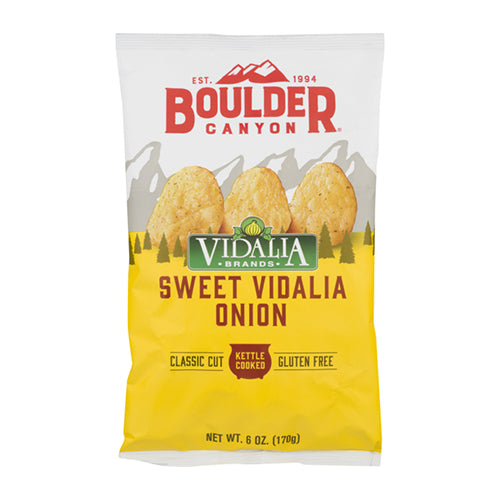 Boulder Canyon Sweet Vidalia Onion Kettle Cooked Potato Chips 170g