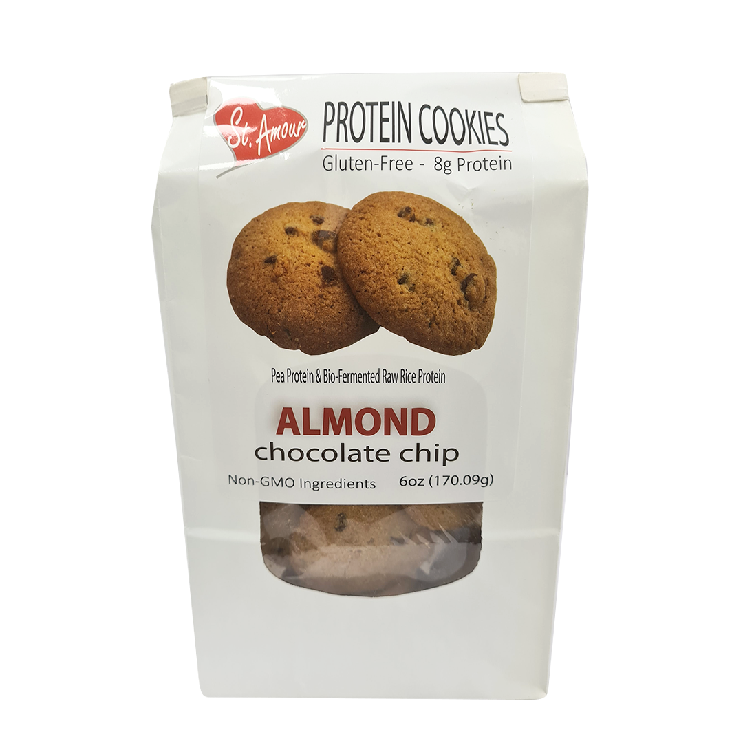 St. Amour Gluten-Free Almond Chocolate Chip Protein Cookies 170g