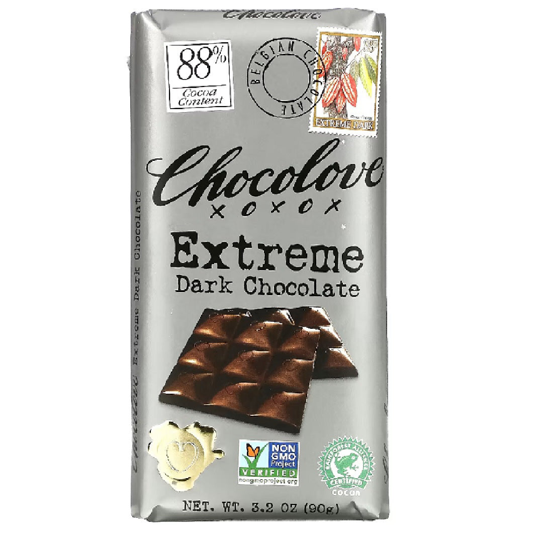 Chocolove Extreme Dark Chocolate 88% 90g
