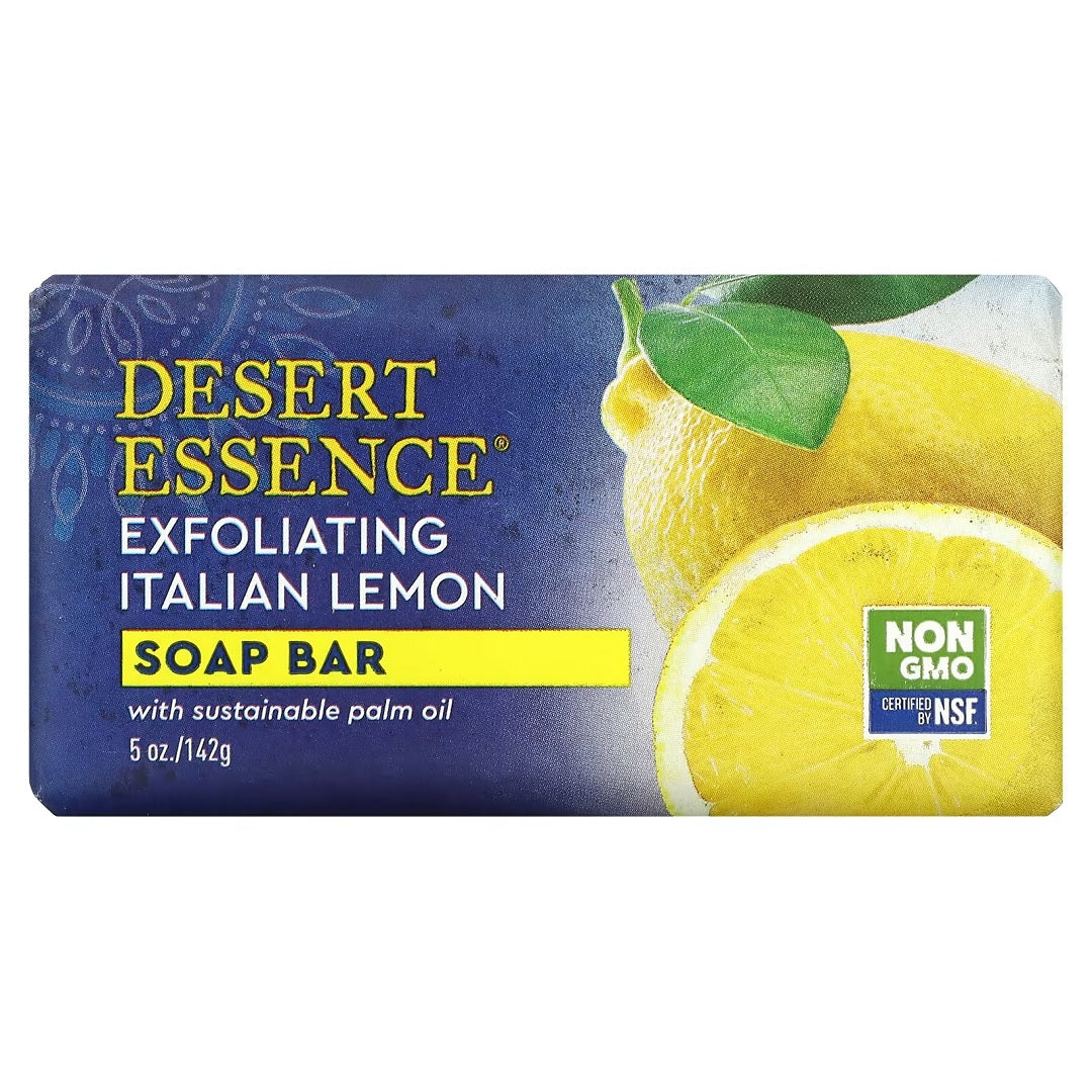 Desert Essence Exfoliating Lemon Bar Soap 142g