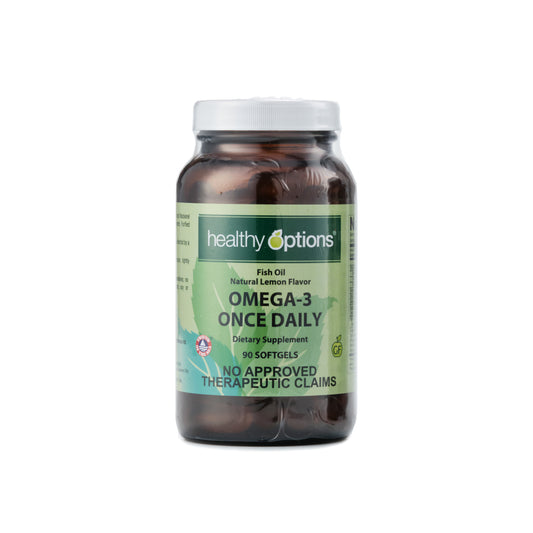 Healthy Options Omega-3 Once Daily Fish Oil 90 Softgels