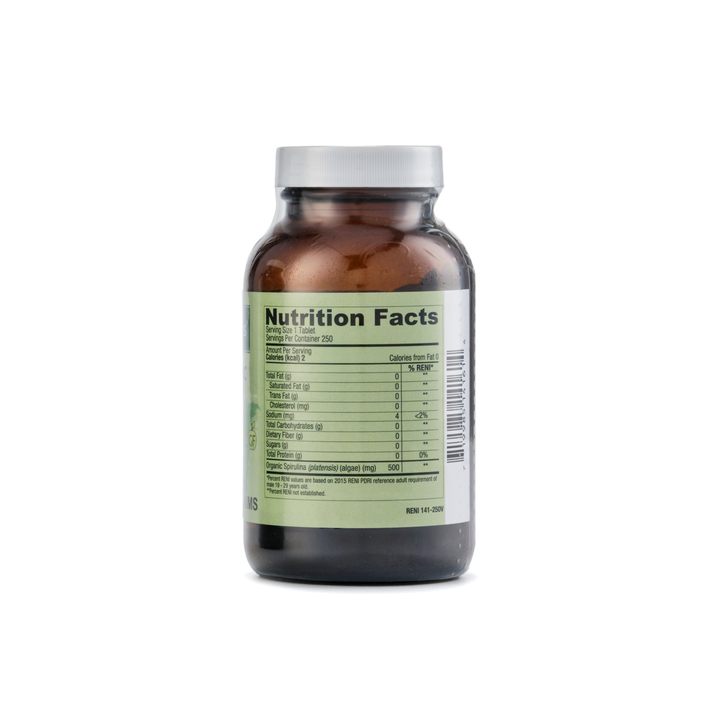 Healthy Options Organic Spirulina 500mg 250 Tablets