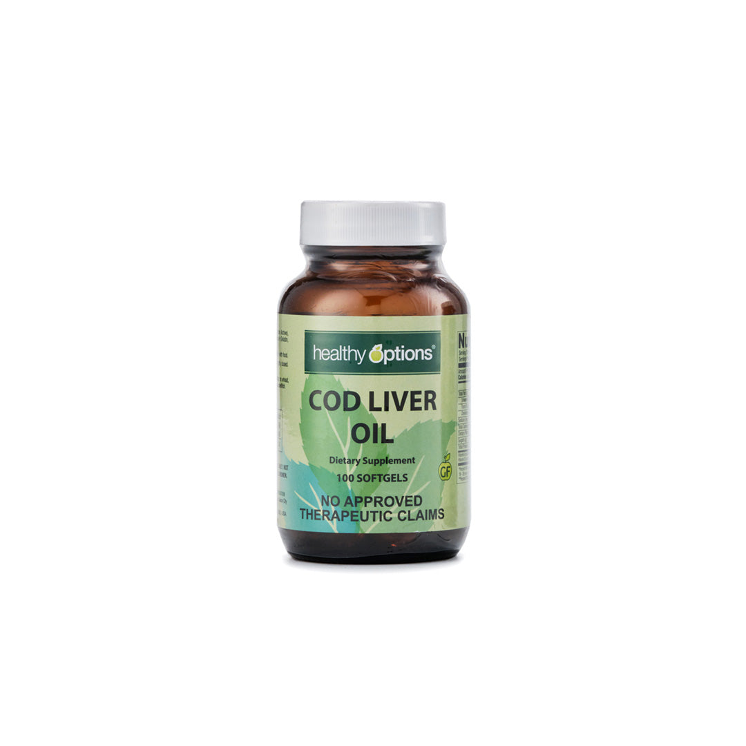 Healthy Options Cod Liver Oil 100 Softgels