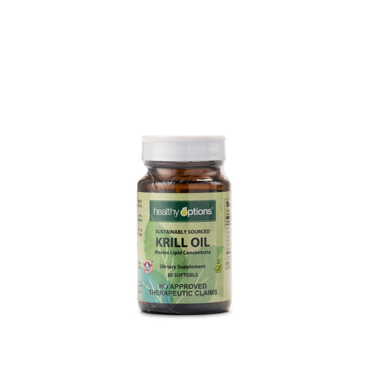 Healthy Options Krill Oil Marine Lipid Concentrate 30 Softgels