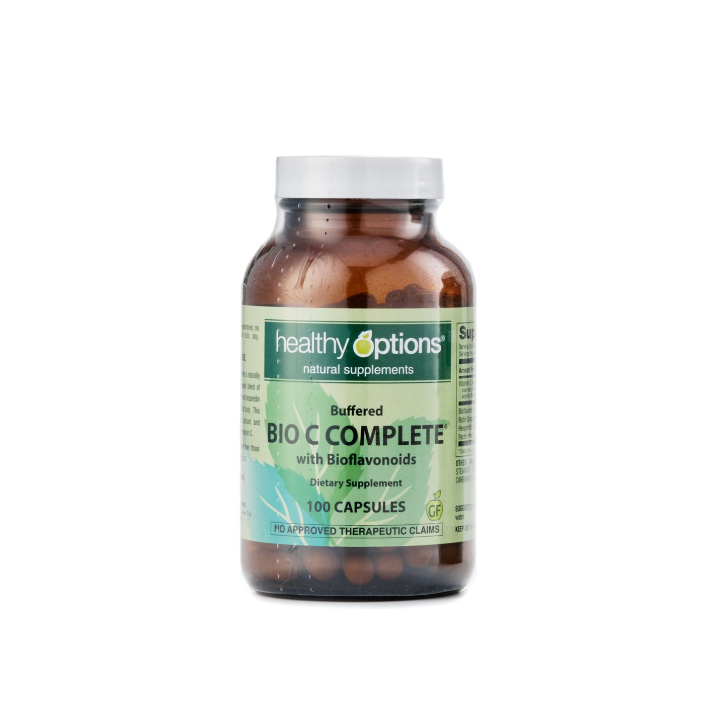 Healthy Options Buffered Bio C Complete with Bioflavonoids 100 Capsules