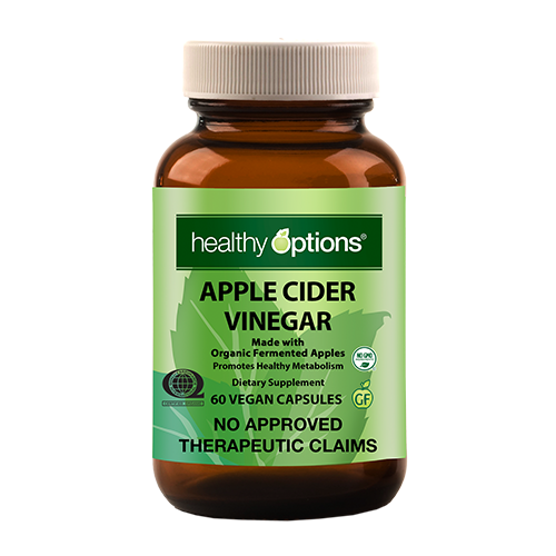 Healthy Options Apple Cider Vinegar 500mg 60 Capsules