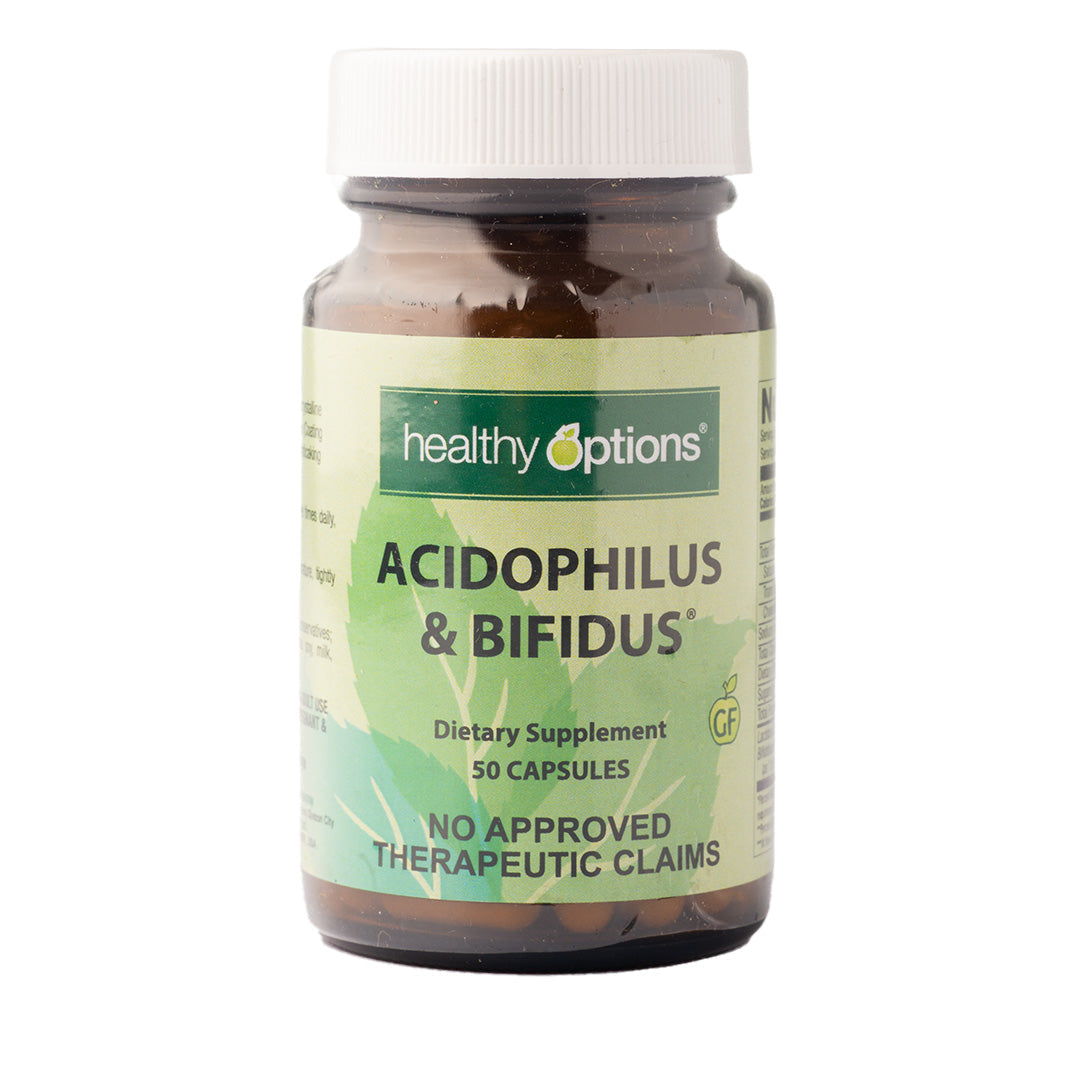 Healthy Options Acidophilus & Bifidus 1 BillionCFU 50 Capsules