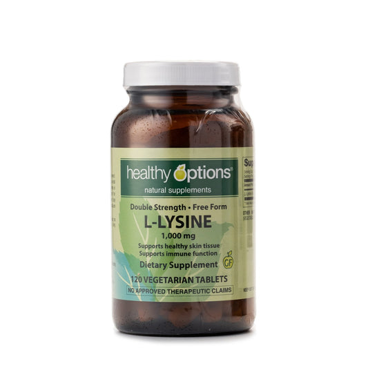 Healthy Options L-Lysine 1,000mg 120 Tablets