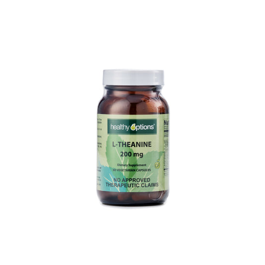 Healthy Options L-Theanine 200mg 60 Capsules