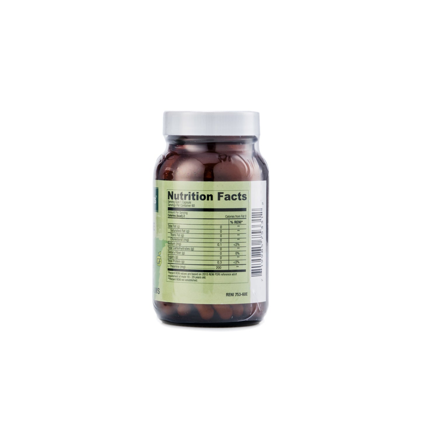 Healthy Options L-Theanine 200mg 60 Capsules