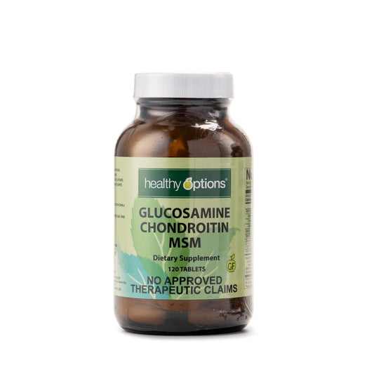 Healthy Options Glucosamine Chondroitin MSM 120 Tablets