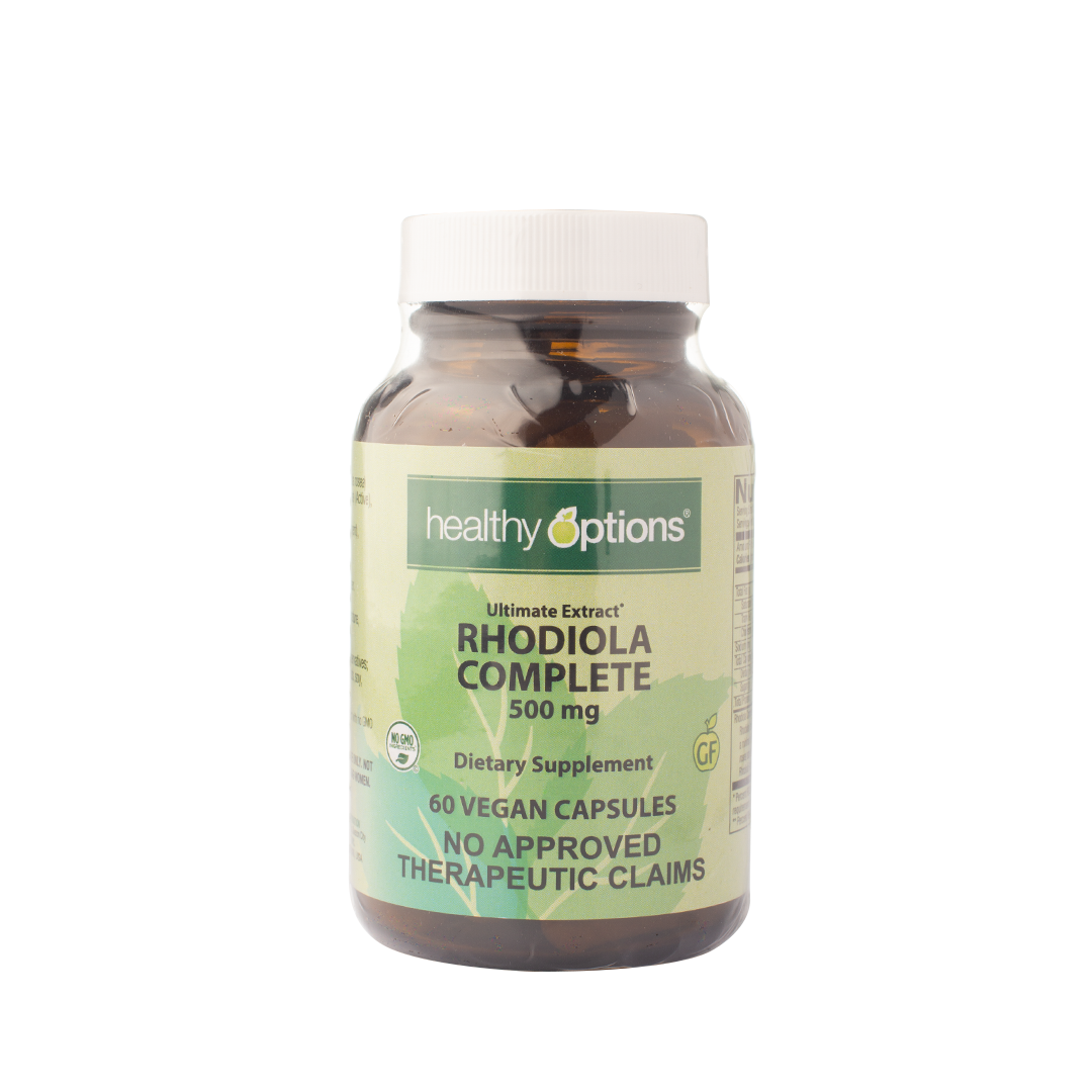 Healthy Options Rhodiola Complete 500mg 60 Vegan Capsules