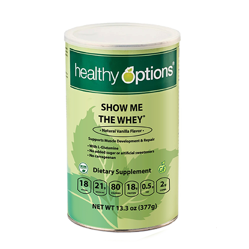 Healthy Options Show Me The Whey® Natural Vanilla Flavor 377 grams
