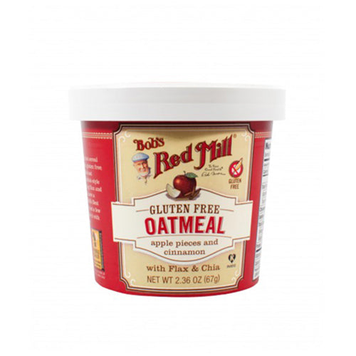 Bob's Red Mill Gluten-Free Apple and Cinnamon Oatmeal Cup with Flax and Chia67g