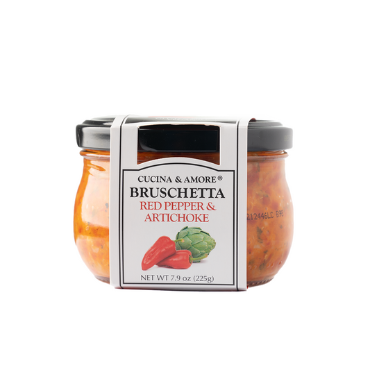 Cucina & Amore Red Pepper & Artichoke Bruschetta 225g