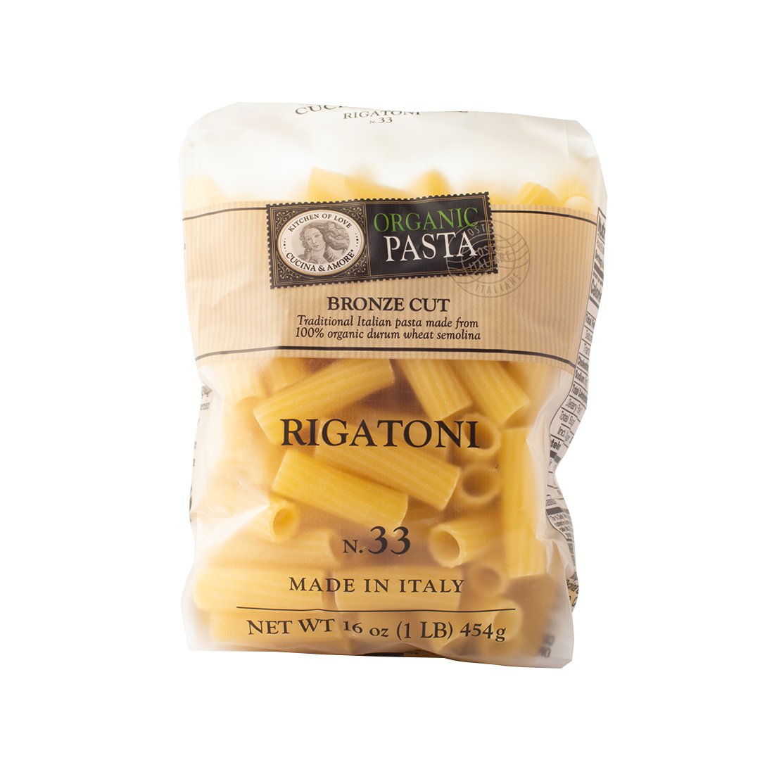 Cucina & Amore Organic Rigatoni Pasta 454g