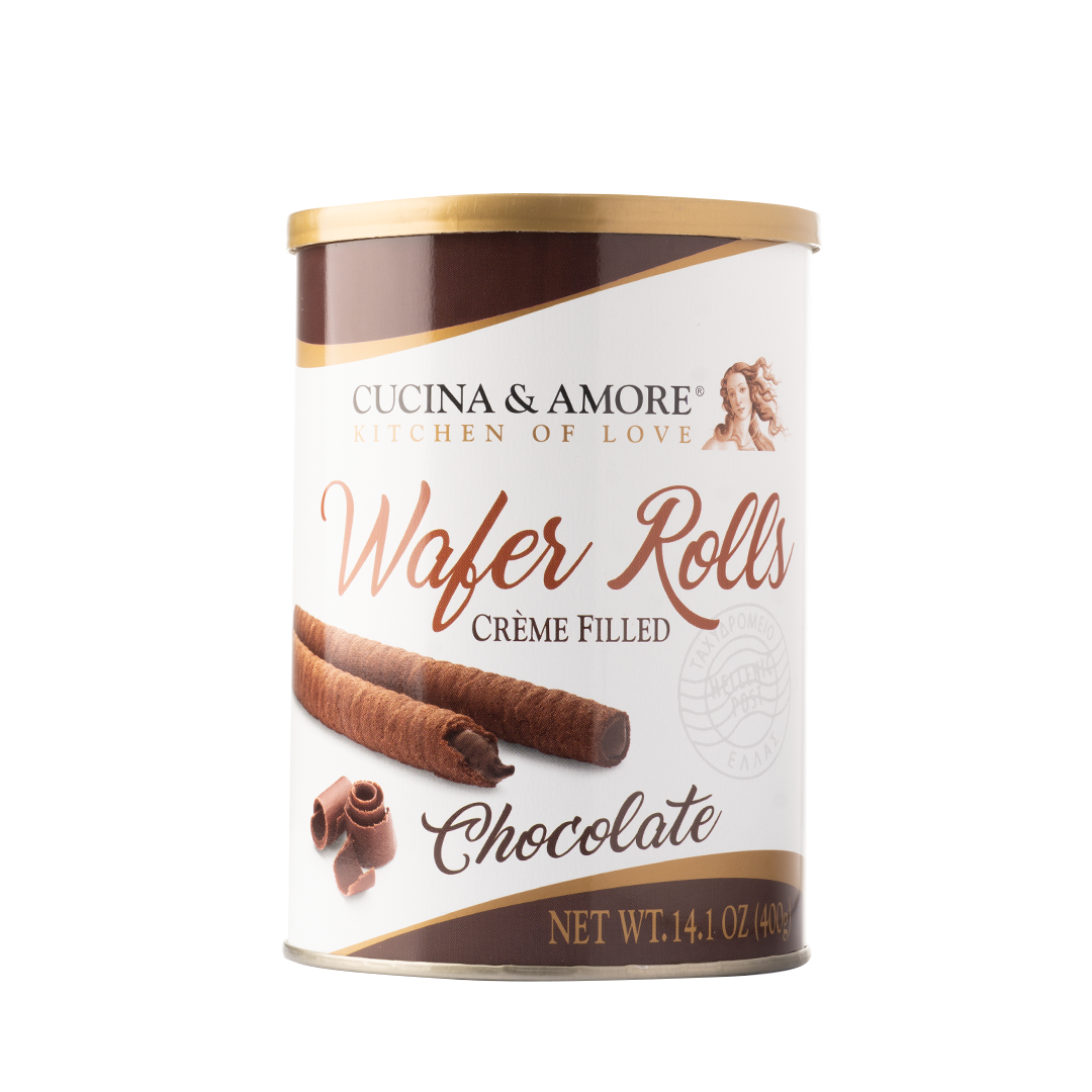 Cucina & Amore Chocolate Wafer Rolls 400g