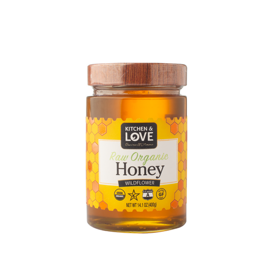 Kitchen & Love Raw Organic Honey 400g