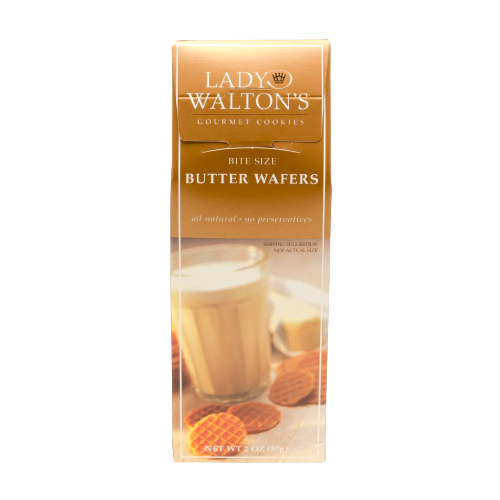 Lady Walton's Gourmet Cookies Bite Size Butter Wafers 57g