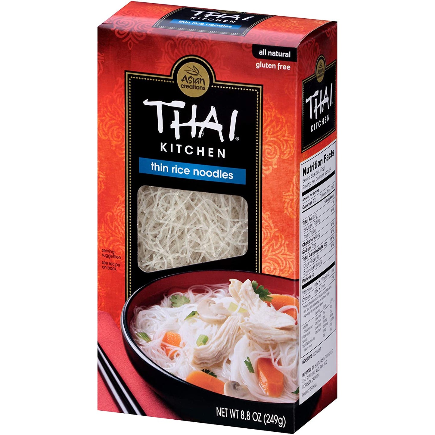 Thai Kitchen Thin Rice Noodles 249g