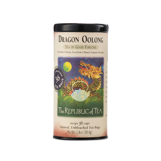 Republic Of Tea Dragon Oolong 36 Tea Bags