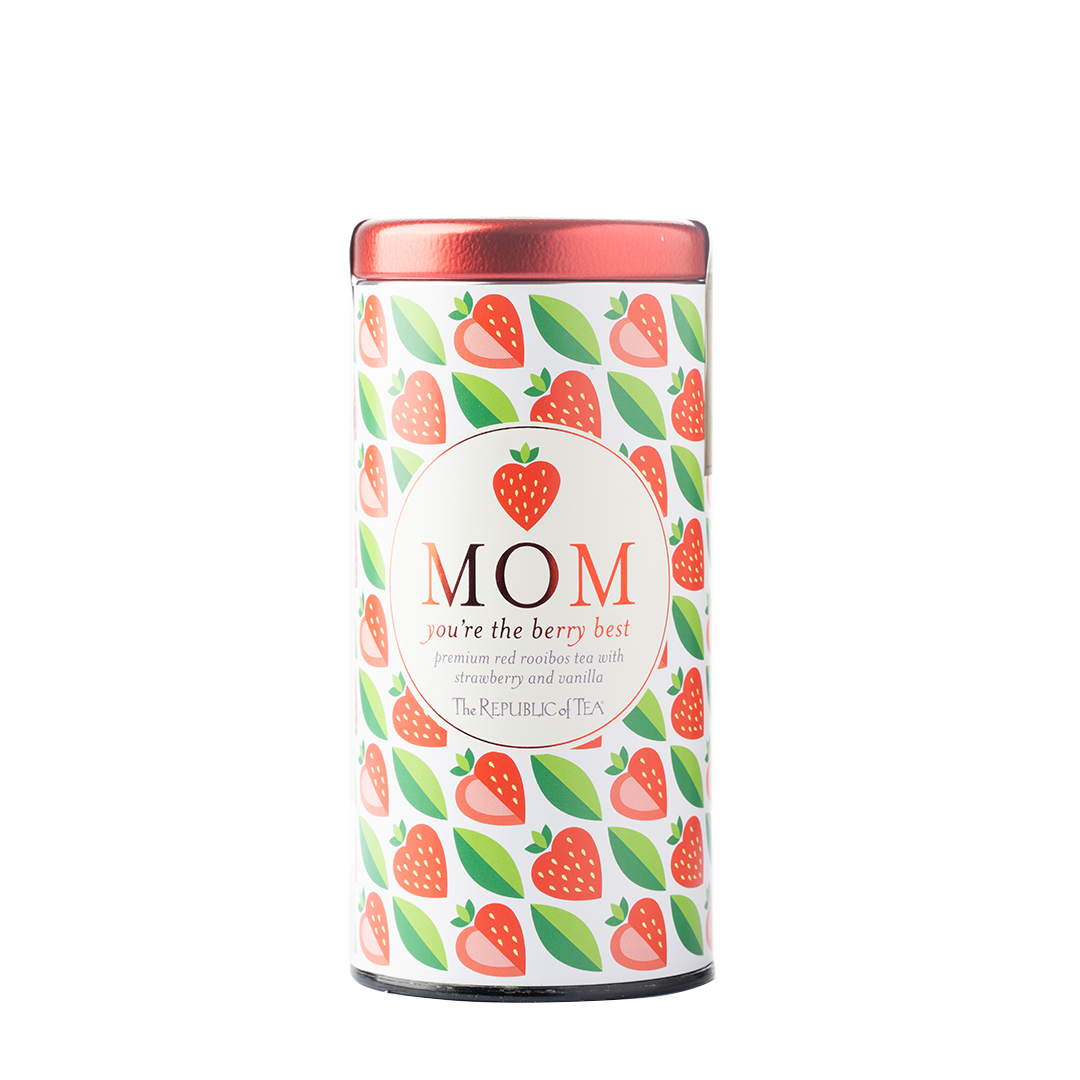 The Republic of Tea Mom You're the Berry Best Red Rooibos Tea with Strawberry and Vanilla 36 Tea Bags