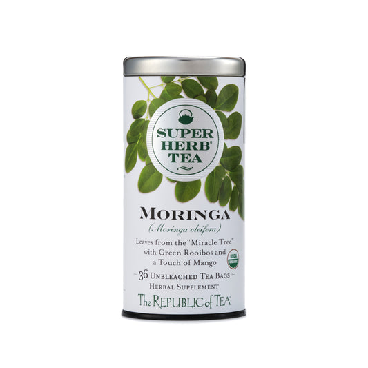 Republic Of Tea Moringa SuperHerb Tea 36 Tea Bags