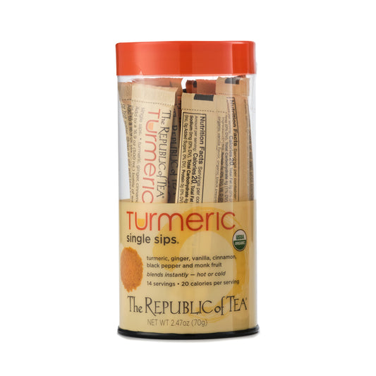 Republic of Tea Turmeric Single Sips 14 Servings