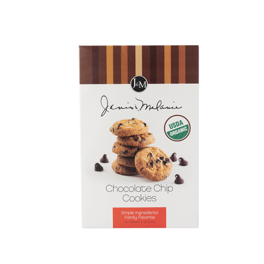 J&M Organic Chocolate Chip Cookies 255g