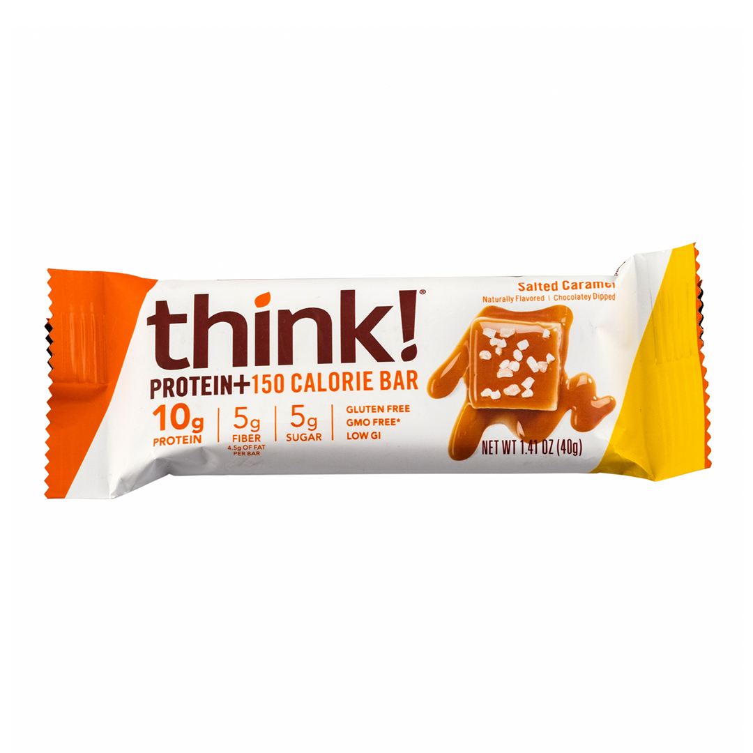 Think! Salted Caramel Protein & Fiber Bar 40g