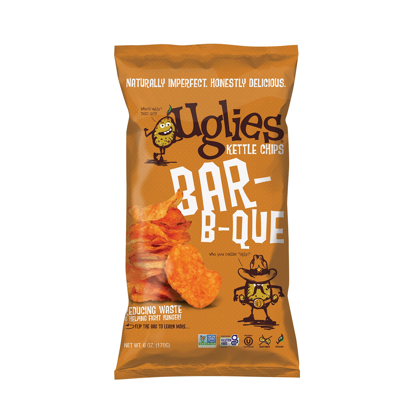Uglies Barbeque Kettle Cooked Potato Chips 170g