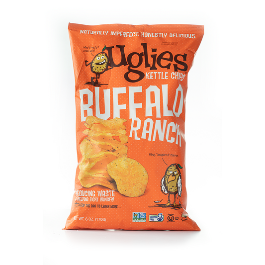 Uglies Buffalo Ranch Kettle Cooked Potato Chips 170g
