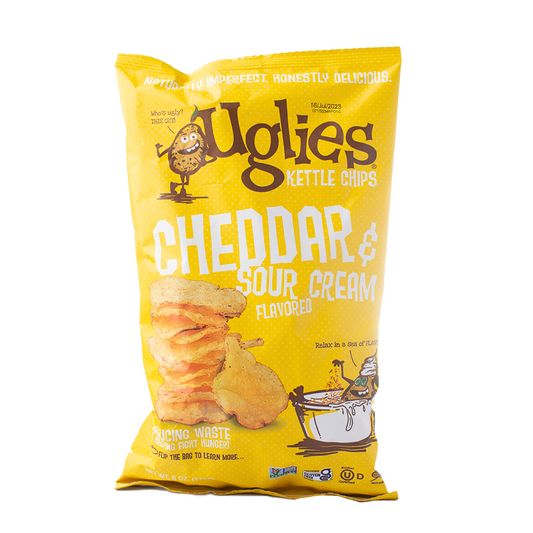 Uglies Cheddar & Sour Cream Chips 170g
