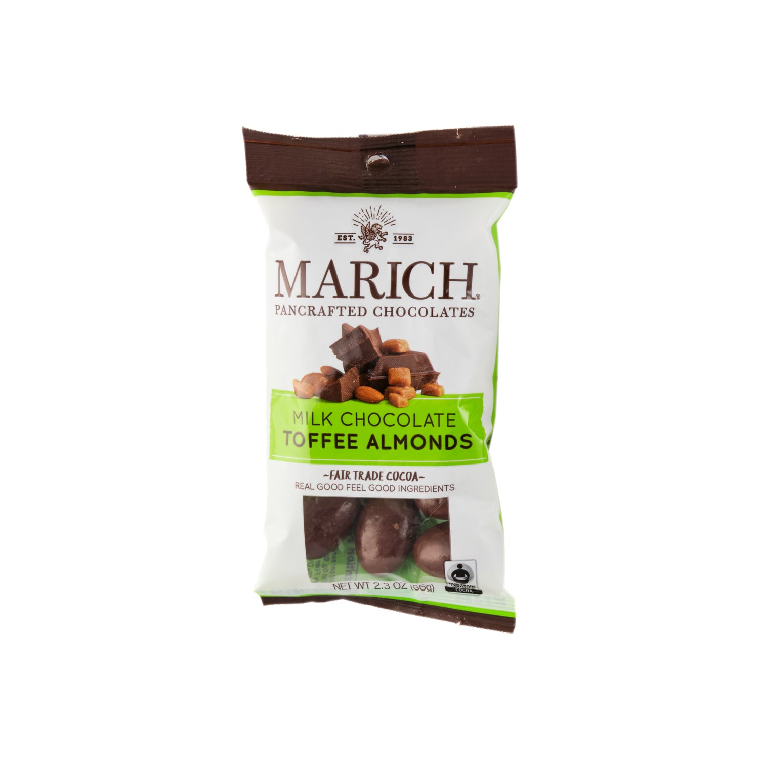 Marich Milk Chocolate Toffee Almonds 57g Healthy Options