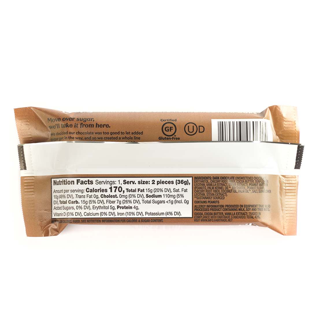 Lilys Dark Chocolate Peanut Butter Cups 70% Cocoa 36g – Healthy Options