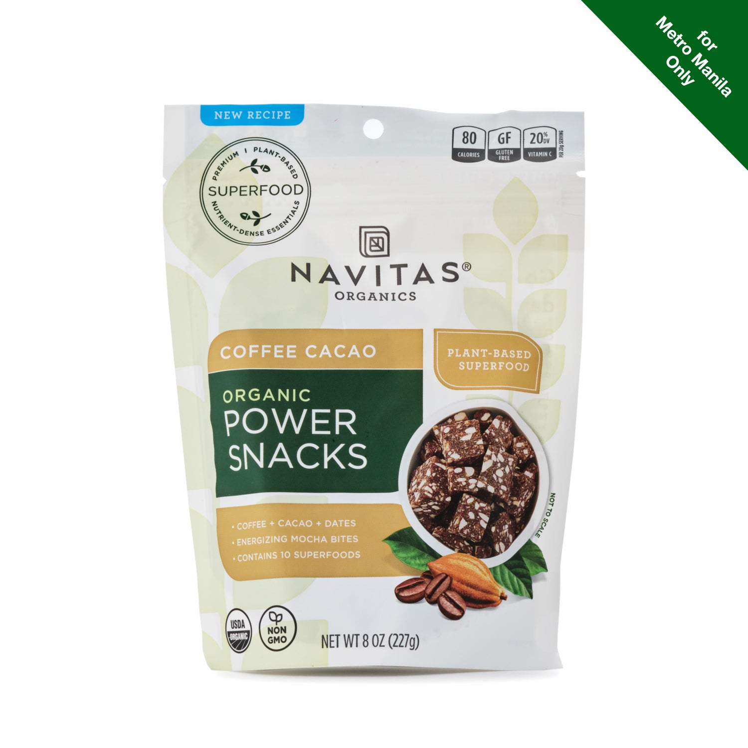 Navitas Coffee Cacao Organic Power Snacks 227g – Healthy Options