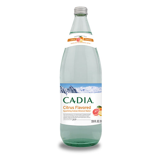 Cadia Citrus Flavored Sparkling Italian Mineral Water 1L