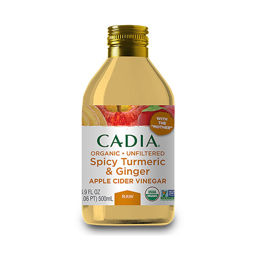 Cadia Organic Apple Cider Vinegar Spicy Turmeric Ginger 500ml