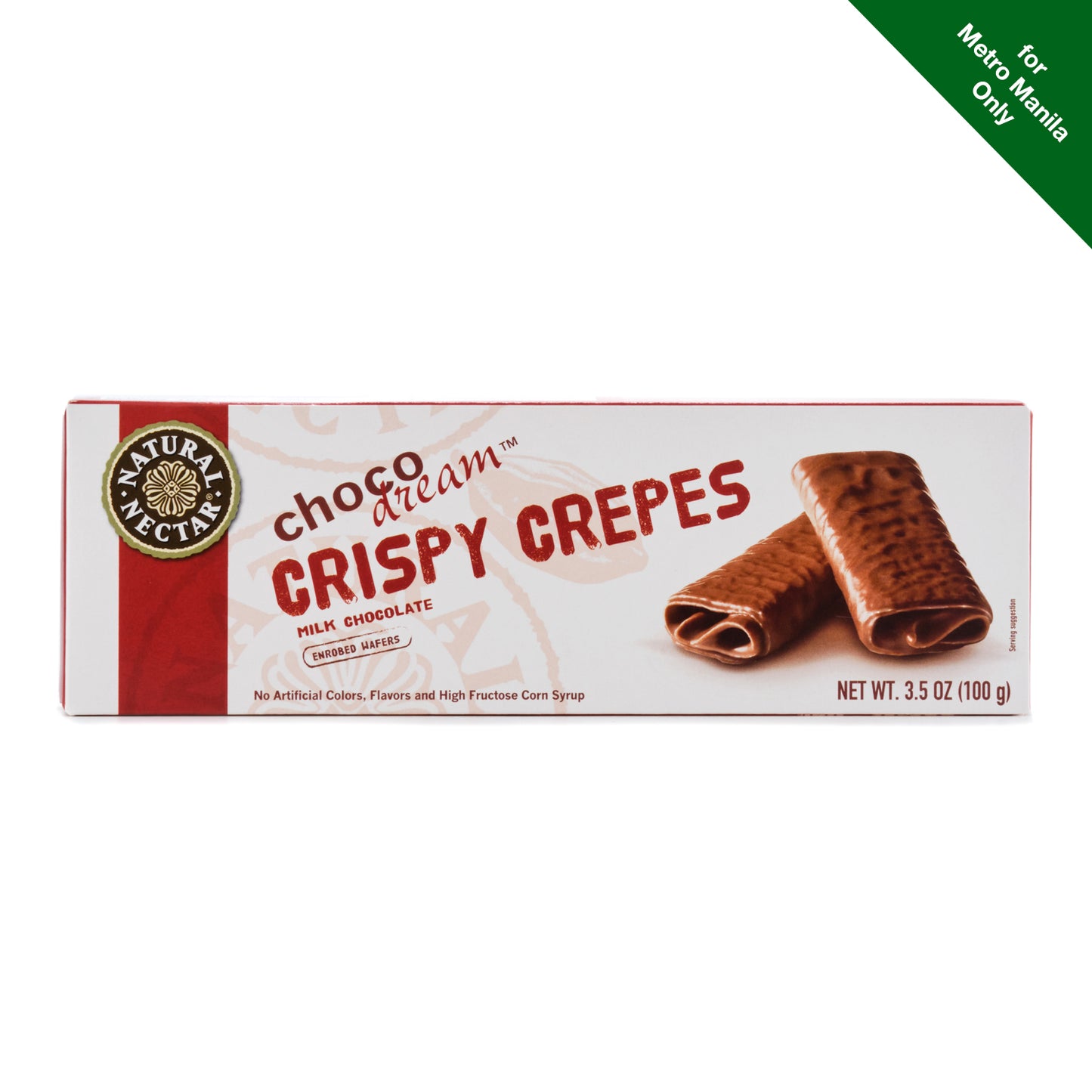 Natural Nectar Choco Dream Crispy Crepes Milk Chocolate 100g