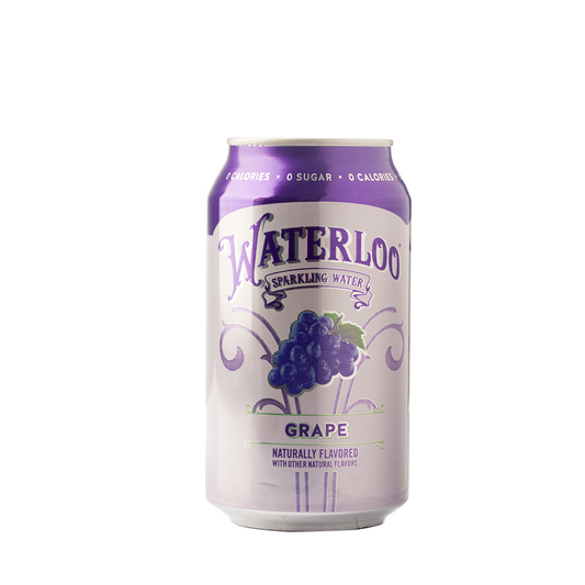 Waterloo Grape Sparkling Water 355ml