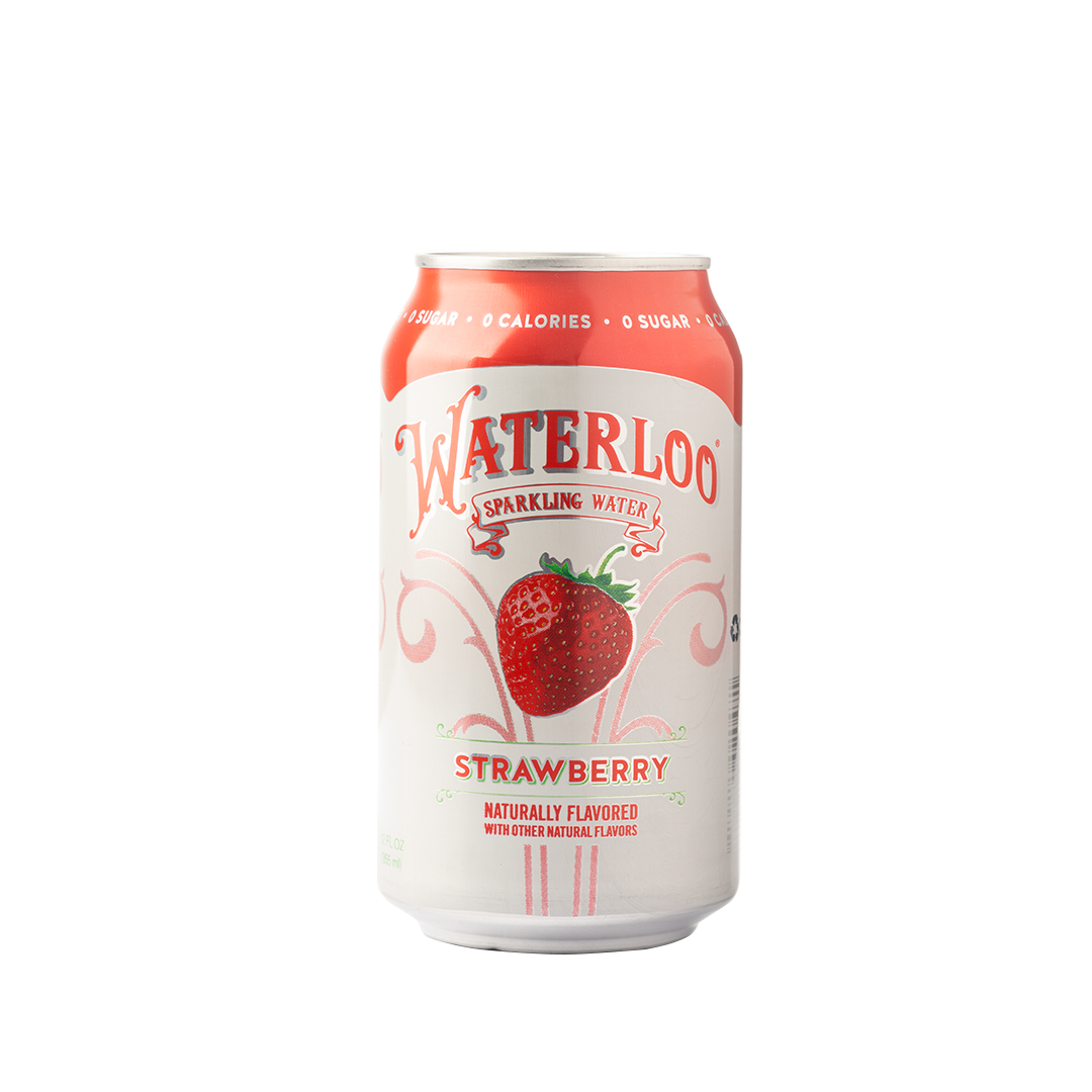 Waterloo Strawberry Sparkling Water 355ml