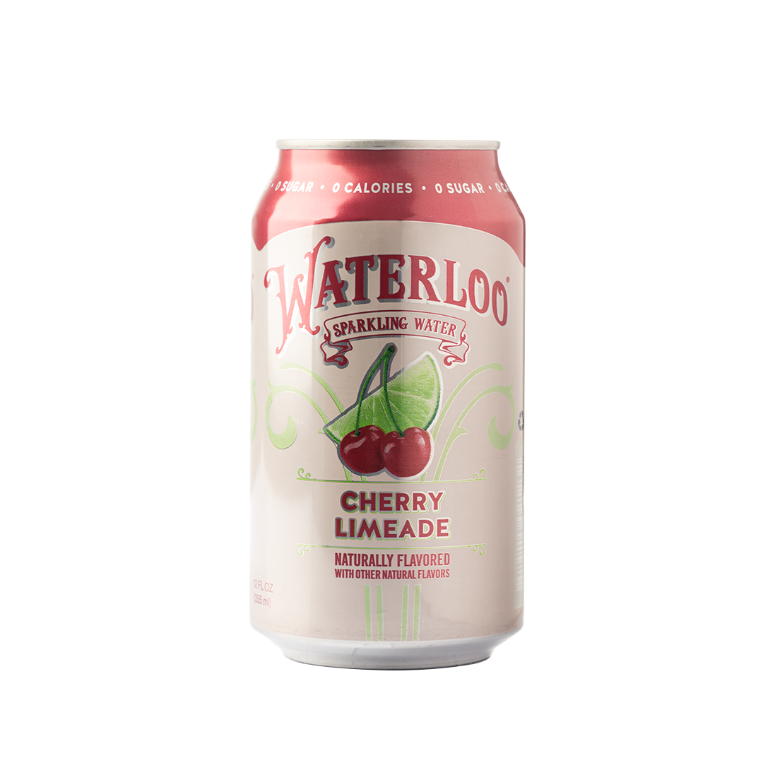 Waterloo Cherry Limeade Sparkling Water 355ml