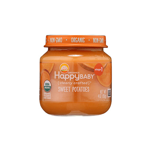 Happy Baby Clearly Crafted Sweet Potatoes Jar Stage 1 113g