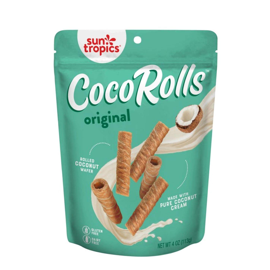Sun Tropics Gluten Free Coco Rolls Original Rolled Coconut Wafers 113g sun-tropics-gluten-free-coco-rolls-original-rolled-coconut-wafers-113g