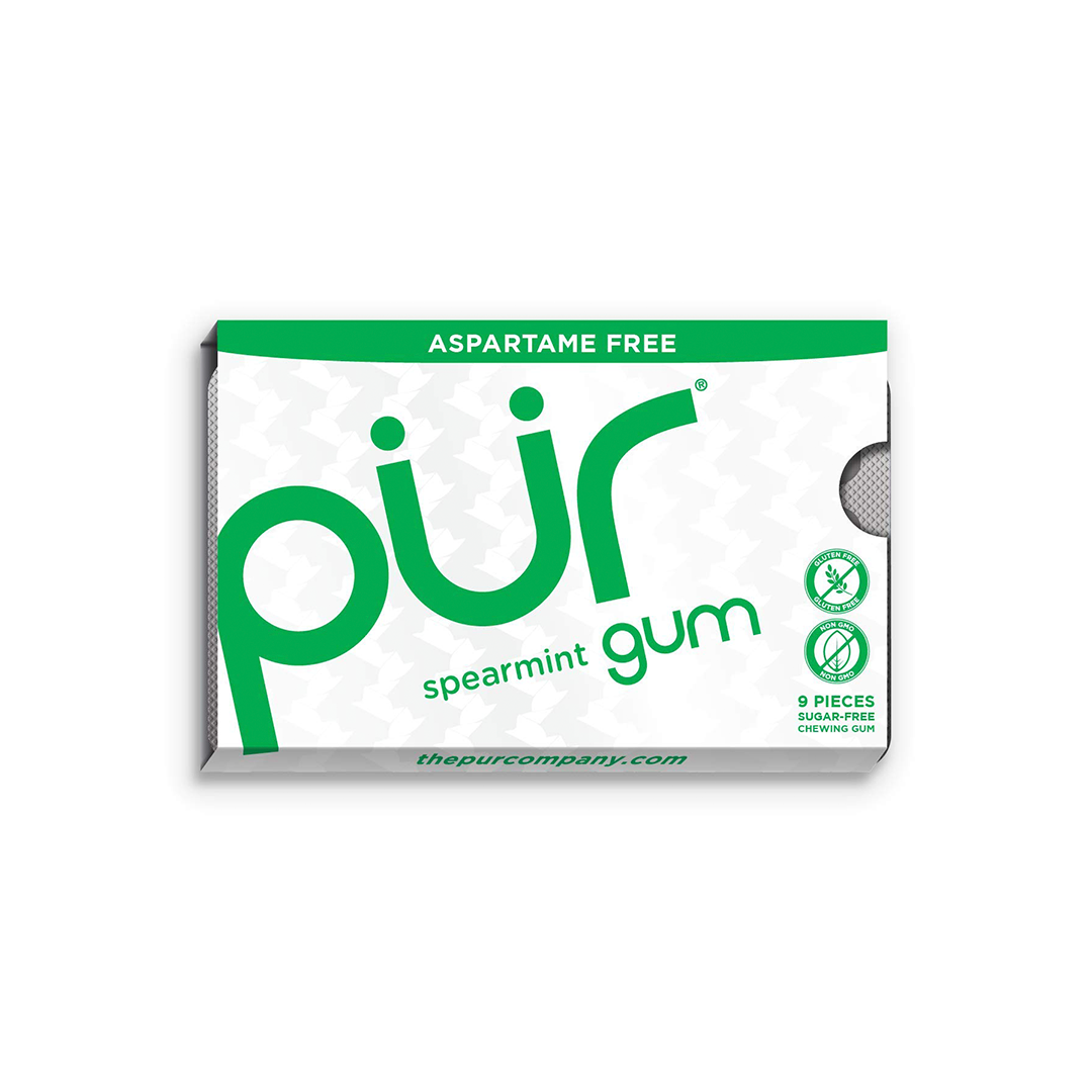 Pur Gum Spearmint 9 Chewing Gum Pieces