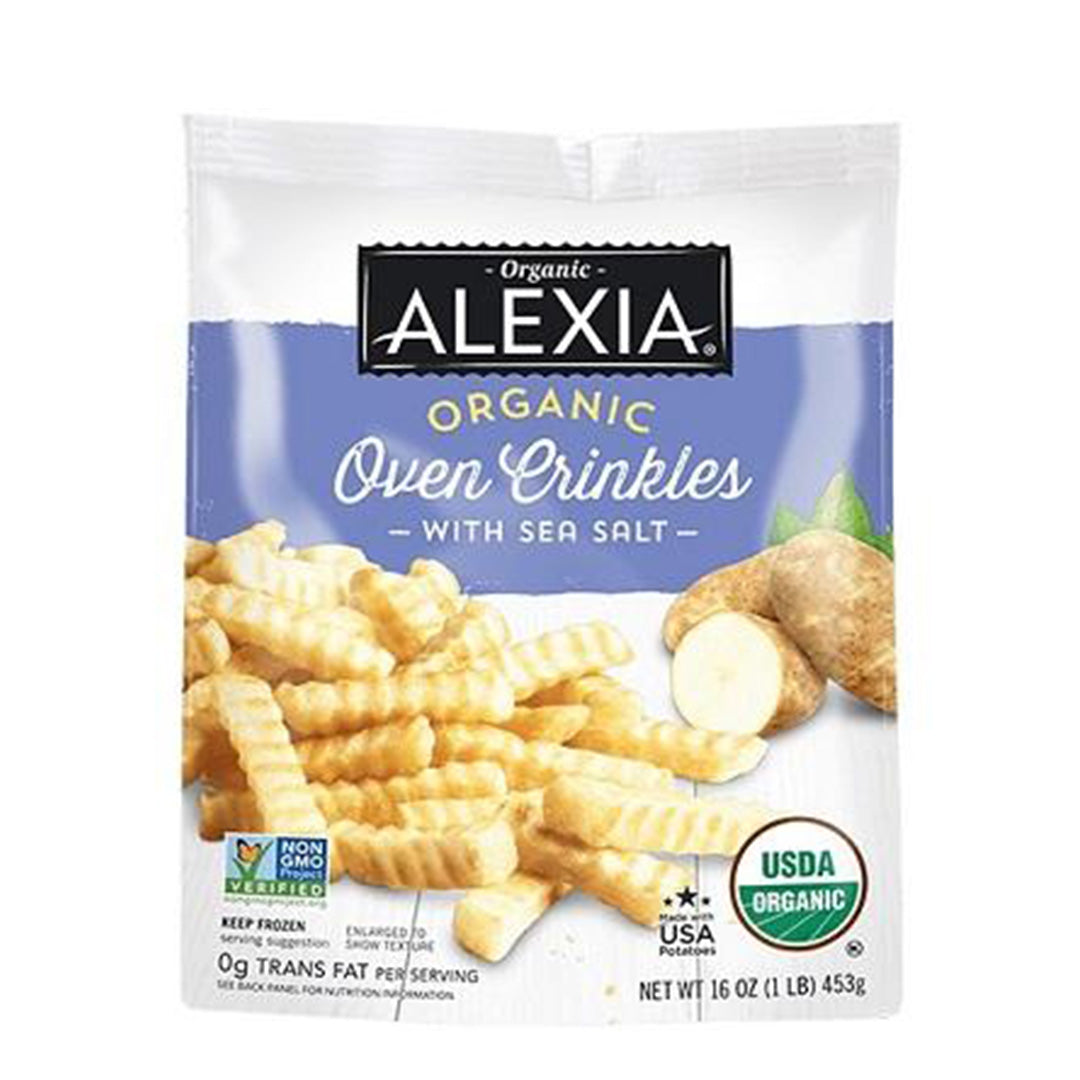 Frozen Alexia Oven Crinkles with Sea Salt 453g