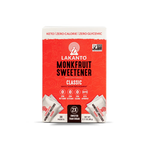 Lakanto Monkfruit Sweetener Classic 30 Packets