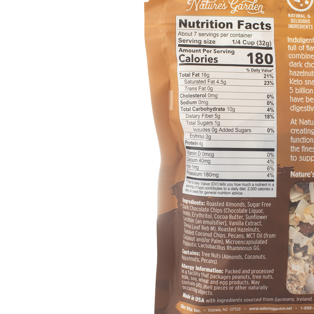 Nature's Garden Keto Choconut Mix 227g