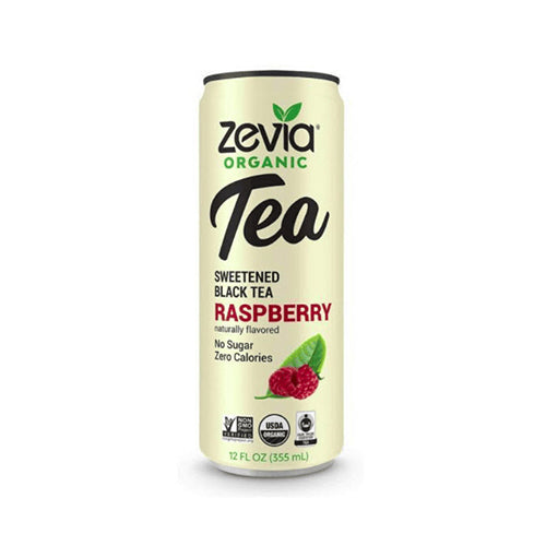 Zevia Organic Black Tea Raspberry 355ml – Healthy Options